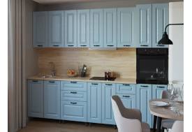 Кухонный гарнитур арт 17 Роял Вуд Голубой Вегас 3000 мм