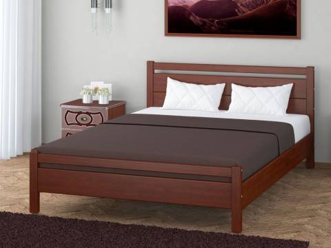 Кровать Вероника-1 1600 Орех