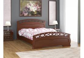 Кровать Грация-1 1600 Орех