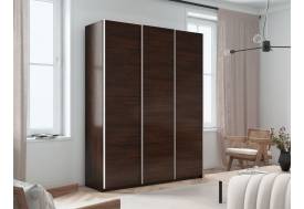 Шкаф-купе Прайм 3-х дверный 2100 три ДСП Венге