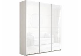 Шкаф-купе Прайм 3-х дверный 1800 три стекла белые Ясень Анкор Светлый