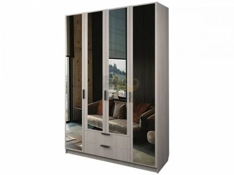 Шкаф с 2 ящиками Экон ЭШ3-РП-21-16-2я четыре зеркала