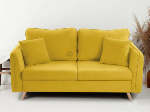 Диван 4444 ткань Вивальди 15 желтый