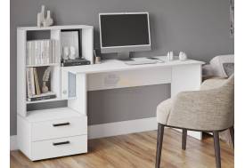 Стол компьютерный СКМ-5 белый