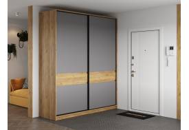 Шкаф-купе Бостон ШК-005 ЛДСП серый шифер