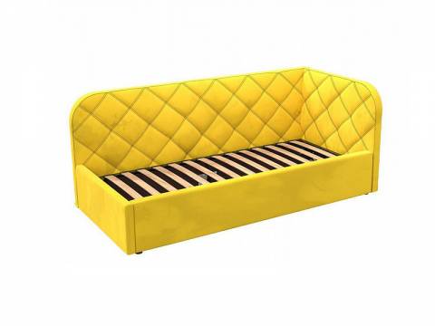 Кровать-софа Комфорт-1 Правая Ромб с ПМ велюр Магия 86