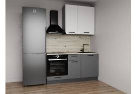 Кухонный гарнитур Меренга 1600 (верх 950 мм) МДФ