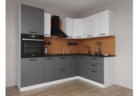 Кухонный гарнитур Санторини 2400х1600 МДФ