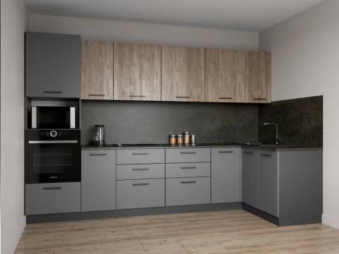 Кухонный гарнитур Умбра 3200х1400 МДФ