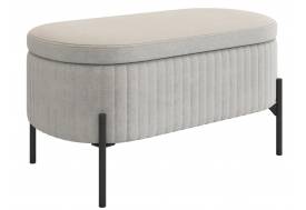 Пуф Винни велюр галька