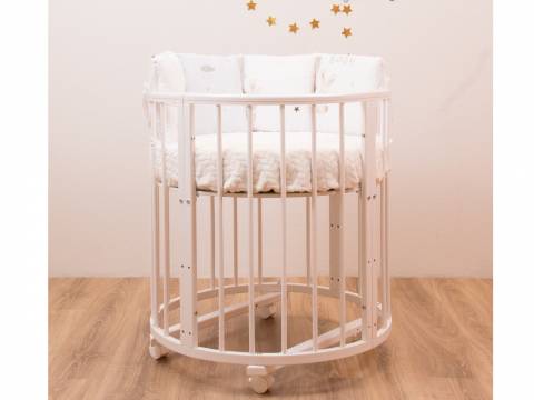 Кроватка трансформер 6 в 1 Мини слоновая кость