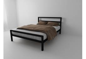 Кровать металлическая Комфорт 800 черная