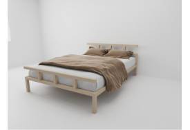 Кровать металлическая Лофт 800 бежевая