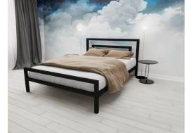 Кровать металлическая Куба 1200 черная