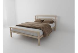 Кровать металлическая Куба 1600 бежевая