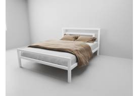 Кровать металлическая Куба 1800 белая