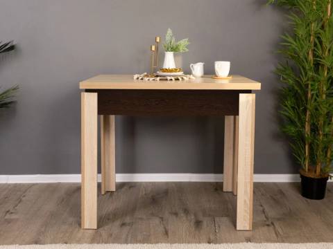 Стол обеденный Doma раскладной Дуб сонома/Венге