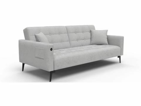 Диван Аллаки с USB розеткой Серый Tailor 7