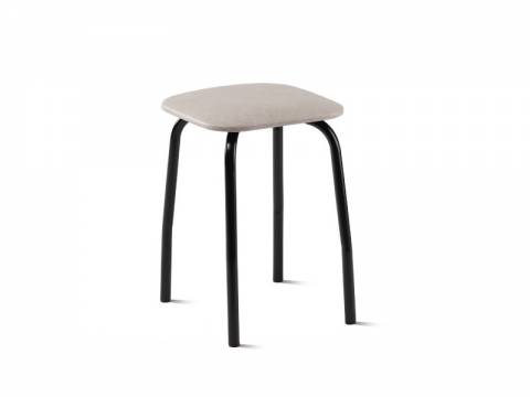 Табурет кухонный кожзам вик 627 (светло-серый)