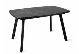 Стол раздвижной Прованс.1 пластик мрамор черный - комплект ног №12.1