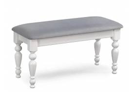 Банкетка №12 Белый полупрозрачный