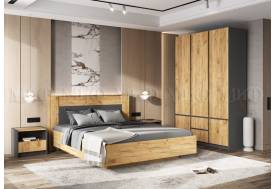 Спальня Остин Дуб крафт, Графит