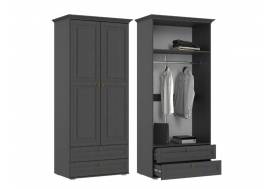 Шкаф платяной Престиж-1 Графит структурный