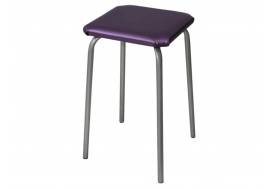 Табурет квадратный ДХ-9 обивка сиреневый