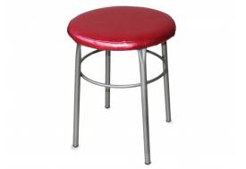Табурет круглый ДХ-10 обивка малиновый