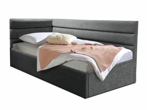 Кровать подростковая правая 800 Фрейм Модерн без подъема вивальди 34