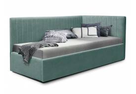 Кровать подростковая левая 900 Фрейм Страйп с подъемом вивальди 19