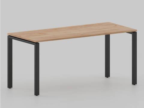 Стол с эффектом парения Лофт П-образные опоры черные ЛО.Кпп_6 600х1800 мм