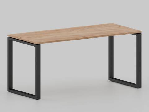 Стол с эффектом парения Лофт О-образные опоры черные ЛО.Кпо_7 700х1400 мм