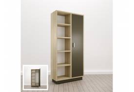 Шкаф комбинированный Правый (Е-14) Eclectic eco Дуб рокпайл-Скала