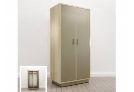 Шкаф глубокий для одежды (Е-15) Eclectic eco Дуб рокпайл-Мокко