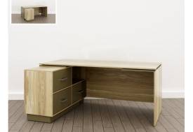 Стол дизайн Левый (О-6) Eclectic lite Дуб рокпайл-Мокко