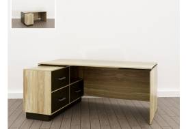 Стол дизайн Левый (О-6) Eclectic lite Дуб рокпайл-Скала