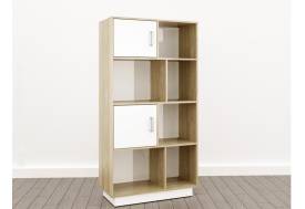 Стеллаж малый (О-10) Eclectic lite Дуб рокпайл-белый