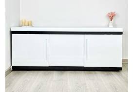 Экран под ванну МДФ Alt Black 1600 мм белый