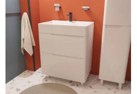 Тумба с раковиной Kare Luxe 700 напольная 2 ящика