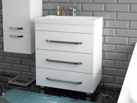 Тумба с раковиной Monaсo 600 напольная 3 ящика
