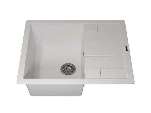 Кухонная мойка Uperwood Quartz UPD-03-01 белая матовая