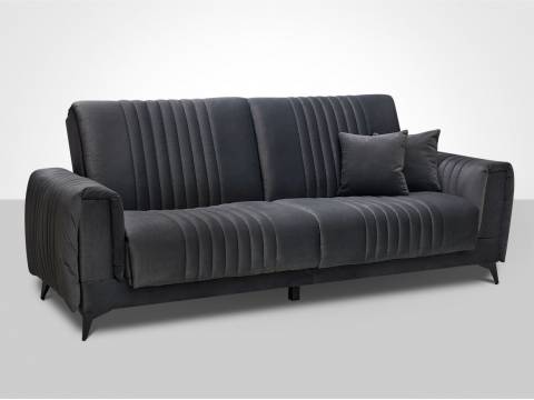 Диван Флирт 2 со съемным чехлом Торонто графит