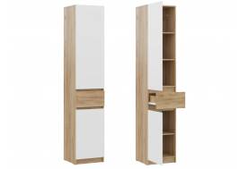 Шкаф ШК-001 ЛДСП Бостон Лайт Фасад Белый