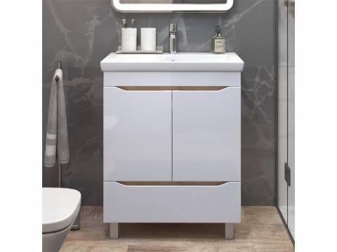 Тумба Grani 800-2-1 Como дуб золотой