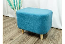 Пуф овальный Lekki велюр Emerald