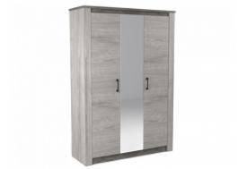 Шкаф 3-х дверный 2194 Денвер Риббек серый