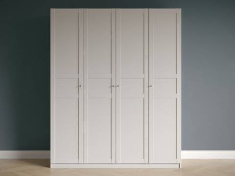 Шкаф 4-х дверный Фрея с глухими дверями