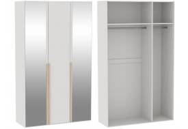 Шкаф 3-дверный с двумя зеркалами Аврора