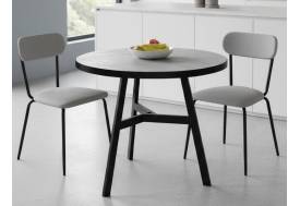 Стол Эрвин Камень светлый кромка черная